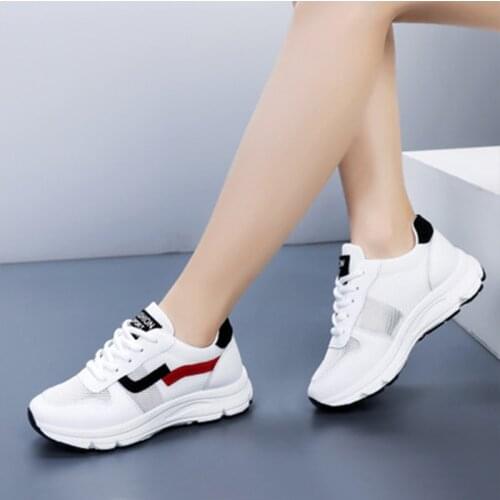 2020winter New Women Sneakers Spring Vulcanized Shoes Ladies Casual Shoes lightweigh Breathable Flat Shoes Tenis Feminino