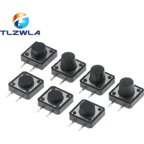 1000PCS Touch Switch 12*12 Side Two Feet 4.3/5/5.5/6/6.5/7/7.5/8/8.5/9/9.5/10/11/12/13/14/15 12X12MM Button Switch
