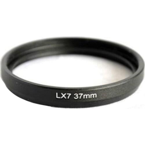 37Mm Lens Filter Adapter Ring For Panasonic Lumix Dmc Lx7 Dmw-Fa1 Black Atlx7Bk