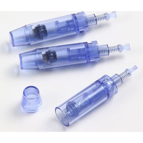 50pcs original derma pen dermografo cartridges microneedling tattoo cartridge needles professional for Ultima a1 bbglow machine