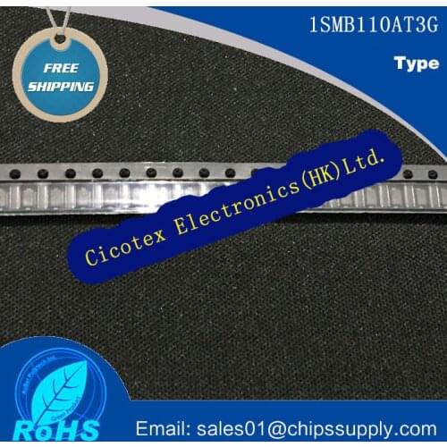 50pcs/lot 1SMB110AT3G 110 DO-214AA SMB TVS DIODE 110V 177V SMB