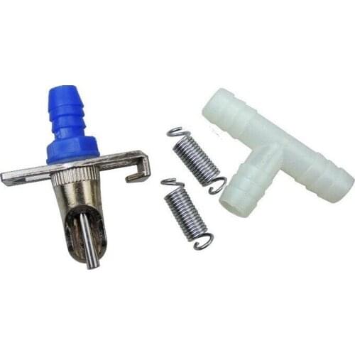 500sets/lot Automatic Water Feeder Drinker Fountains Waterer with Spring and Tee Coupling for Rabbit Chicken Poultry lin4426