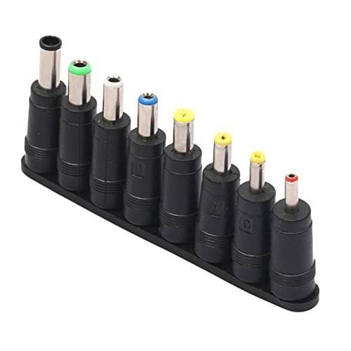 8 Pack 5.5mm x 2.1mm Female DC AC Power Supply Plug Jack Adapter Connector to 8 Male DC 6.0x1.4mm 6.3x3.0mm 5.5x2.5mm 5.5x1.7 Ti