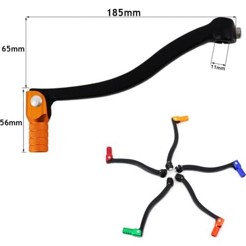 Motorcycle CNC Aluminum Folding Gear Shift Lever For Kayo Apollo Bosuer 110/125/140/150/160/250cc Dirt Bike Pit Bikes Gear Lever