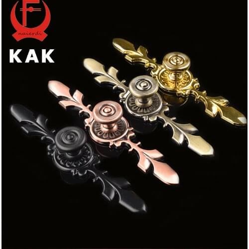 KAK 120MM Bronze Handles Kitchen Door Cupboard Zinc Alloy European Modern Wardrobe Furniture Drawer Pulls Cabinet Knobs Hardware
