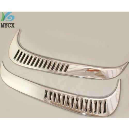 Chrome side wind cover for toyota land cruiser autana prado fj80 1990-1997 ABS car styling auto accessories For Prado 80