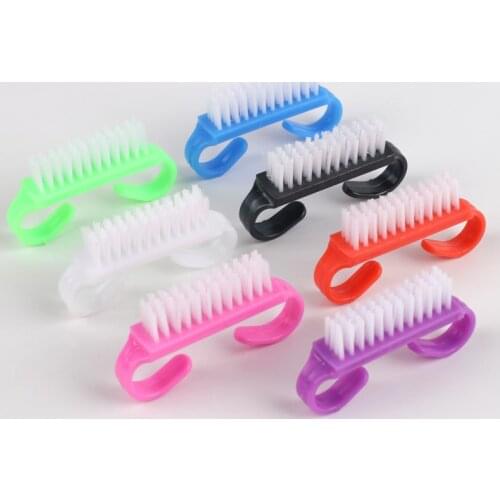 10Pcs/20Pcs Nail Cleaning Brush Dust Powder Clean Nail Art Brushes Set Plastic Handle Soft Remover Accesoires Manicure Tools