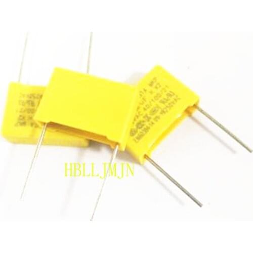 20PCS MKP 275V 0.22UF 224K 220NF P=15MM X2 Safety capacitor