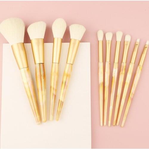 10 PCS Makeup Brushes Set Eye Shadow Brush Foundation Brush Concealer brush High Quality Skin-friendly Portable Makeup Tools