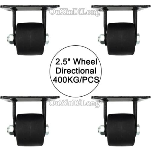 Directional 4PCS 2.5" heavy duty wheels load bearing 400kg/pcs casters industrial wheels universal wheel JF1644