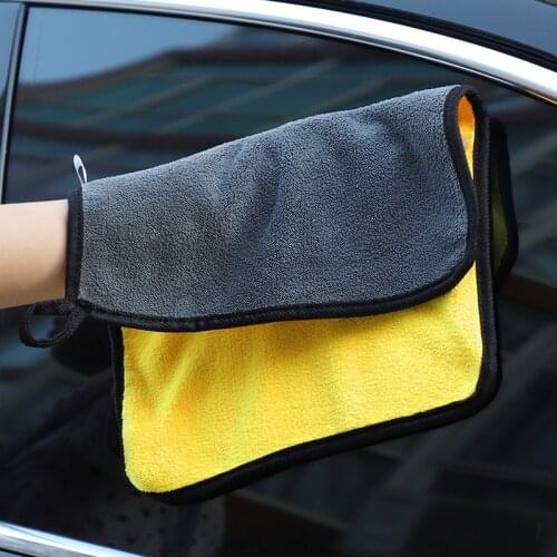 T021A Cheap Soft quick dry Car Wash Microfiber Towel Car Cleaning Drying Cloth Hemming Car Care Cloth Detailing Car Wash Towel