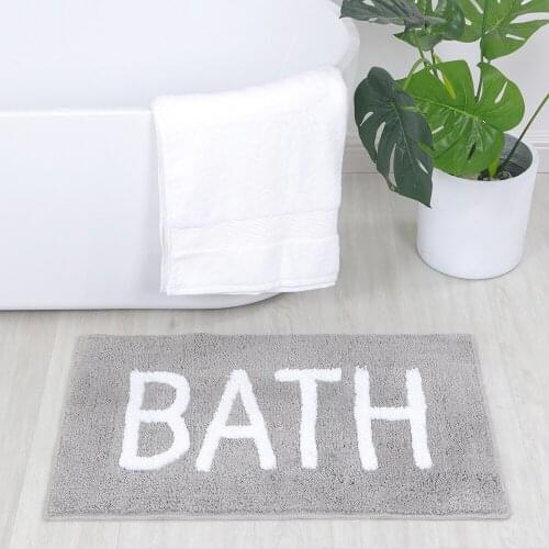 New Water Absorption Bath Mat Bathroom Plush Velvet Slip Mats Rug Non-slip Bath Mats Home Bed Room Decor For Toilet Dropshipping