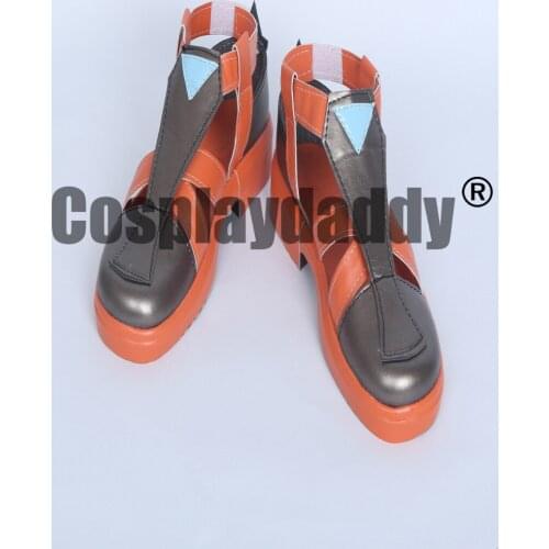 OW Shimada Hanzo Halloween Daily Adult Orange Coosplay Shoes S008