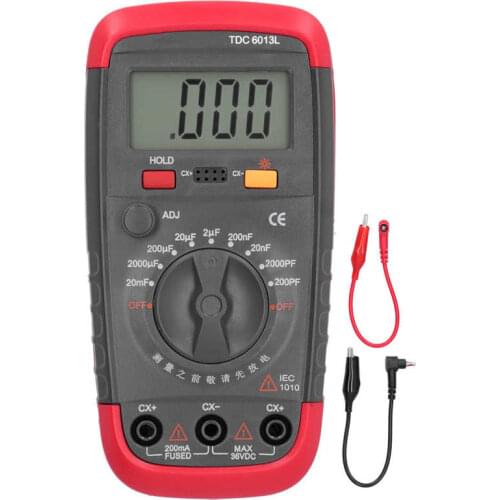 TDC6013L Handheld Digital Multimeter Capacitance Meter for Capacitor Selection Measurement High quality