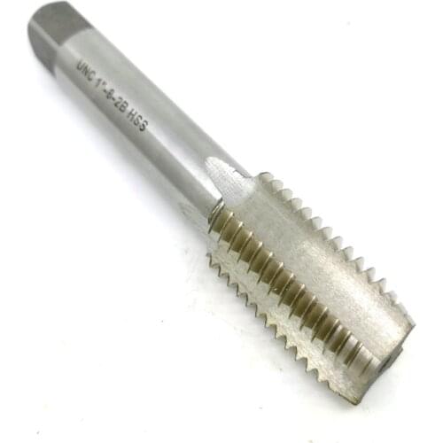 Free shipping of 1PCS American standard UN/UNC/UNF/UNS/UNEF 1"-8/10/12/14/16/18/20/24/27/28/32 TPI HSS machine tap for threading