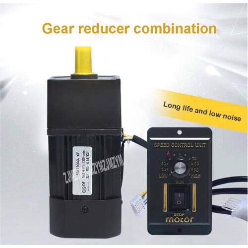 New 5RK120GU-CF AC Gear Motor Reduction Ratio 1:10 135rpm 120W 220V Speed Control Motor/Reversible Motor +Governor Controller