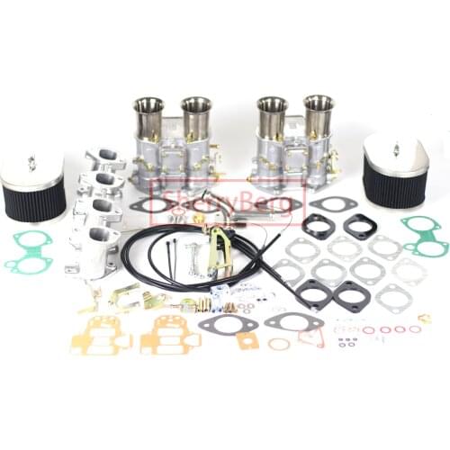 SherryBerg Dual Carburetor Carb CONVERSION KIT 40 DCOE FOR BMW 1600,1800,2000,2002 Twin Weber EMPI EMP Dellorto DHLA Manifold SE