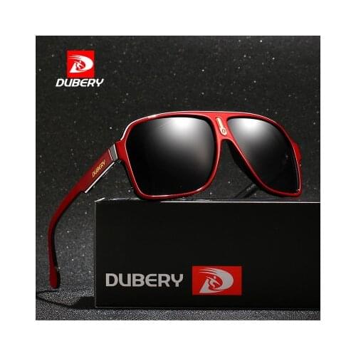 DUBERY Brand Design Polarized Sunglasses Men Driving Shades Male Retro Sun Glasses For Men Summer Mirror Goggle Oculos d103