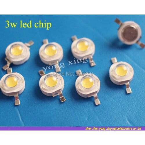 Free Shipping 1W High Power Cold White10000K-12000K led 3.0-3.6V 350mA 100-110Lm