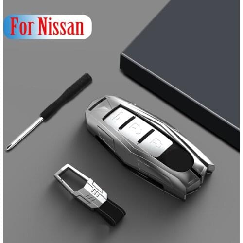 High Quality Zinc Alloy Mecha Personalized Key Decoration Shell For Nissan Qashqai J10 J11 X-Trail t31 t32 Kicks Pathfinder