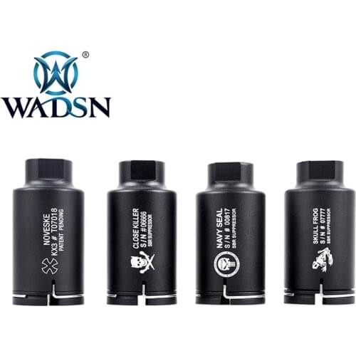 WADSN Airsoft NOV M4 MINI VERSION NAVY SEAL STYLE Thread Size 14mm Anti-Clockwise Thread Aluminum Tactical Hunting Accessories