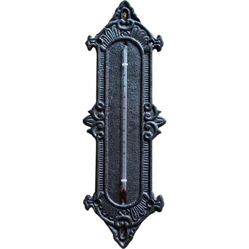 1Pc Greenhouse Industrial Thermometer Instrument Thermometer For Home Cast Iron Thermometer Gardening Outdoor Wall Decor