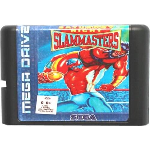 Saturday Night Slam Masters 16 bit MD Game Card For Sega Mega Drive For Genesis