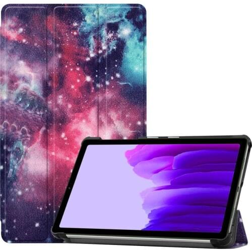 3-Folded Standing Cover Case For Samsung Galaxy Tab A7 Lite 2021 (8.7") SM-T220 SM-T225 T220 T225 Magnetic Funda Hard Back Shell