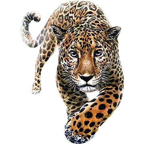 Animal Street Icon Women Men Clothes Leopard Iron On Transfer Printing Patches For Clothing T-Shirt Patch Diy 3D Stickers