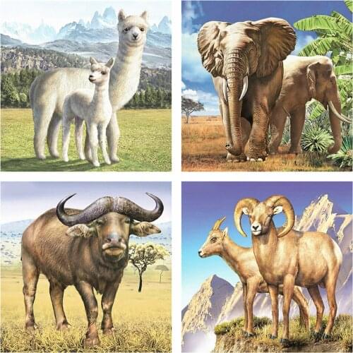 Evershine Diamond Painting Animals 5D DIY Full Square Rhinestones Cross Stitch Mosaic Diamond Embroidery Sale Home Decoration