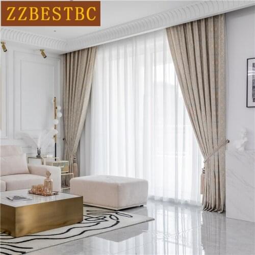 European Pastoral High-Quality Printed Curtains For Bedroom Window Exquisite Polyester Cotton Living Room Kitchen Custom Curtain