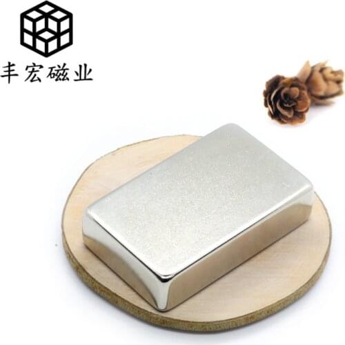 F40 * 25*10 NdFeB Super rectangular strong magnetic magnet high strength ore magnetic steel 40 x 25 x 10