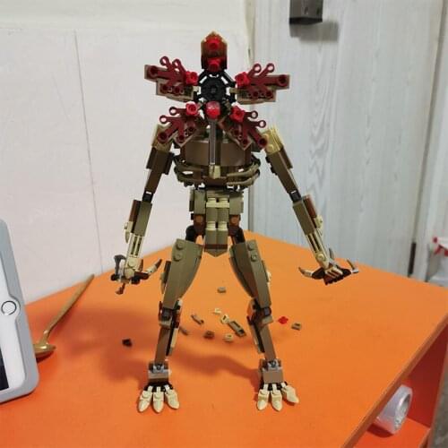 Anime Figure Building Blocks Kids Toys Demogorgon Action Figure Model 26cm 350pcs Assemble Bricks Toys For Children