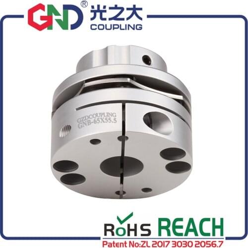 GND aluminum alloy 8 screws high rigidity single step single diaphragm keyway series shaft coupler cnc