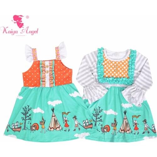 Kaiya Angel Kids Dresses For Girls 2018 New Toddler Baby Spring Autumn Long Sleeve Halloween Clothes Elegant Girls Dresses
