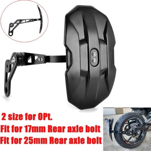 17mm 25mm Motocross Rear front Fender Cover Splash Mudguard Bracket Wheel Shield Fairing Tire Cover Mudflap Protector Scooter