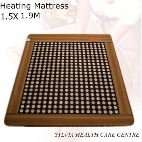 Hot Jade tourmaline mattress jade sleeping cushion electric heating mattress home health care bed mattress 1.5X1.9M/ 59''X74.8