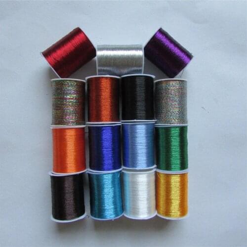 Multicoloured select high quality family expensesmetal embroidery thread sewing thread DIY clothing accessory 60 yard 1pcs sell