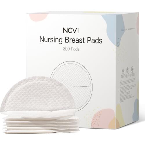 NCVI 4D Air Disposable Nursing Breast Pads for Women -Ultra Thin Breastfeeding Milk Pads (100 Counts)