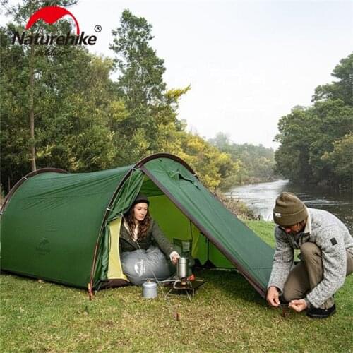 Naturehike Cloud Tunnel Tent 2 Person Camping Outdoor Waterproof Wind-proof Hiking Tent For Four Seasons NH20ZP006