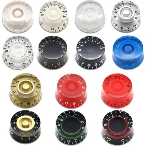 4Pcs Electric Guitar Knobs Acrylic Guitar Volume Tone Speed Control Knobs for LP SG Guitar Accessories