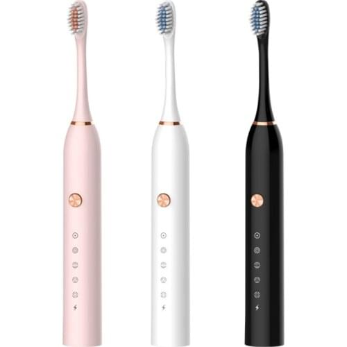 New Style Electric Toothbrush Sonic 5 Files Adult Household Soft Bristle USB Rechargeable Waterproof Couples Electric Toothbrush