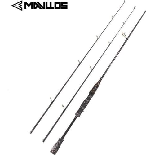 Mavllos M MH Tip Carbon Carp Fishing Rod 1.8M Lure Weight 3-21 Fast Action Ultralight Sea Bass Pike Spinning Casting Rod
