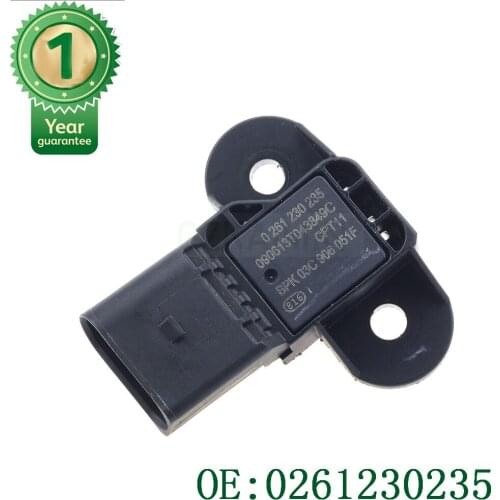 High Quality Manifold OEM 0261230235 MAP Manifold Absolute Intake Air Pressure Sensor fits for Audi for Volkswagen