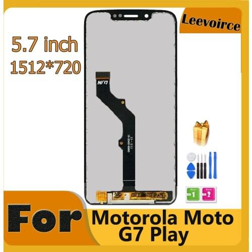 5.7 Inch For Motorola Moto G7 Play XT1952 LCD Display Touch Screen Digitizer For moto G7 Play Assembly LCD Replacement Free Tool