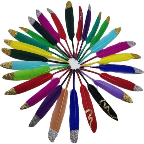 10/20pcs Gold silver Natural Duck feathers DIY feathers for jewelry making decor hat needlework plumas crafts accessories10-16CM