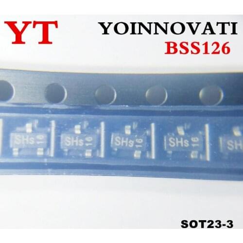 100PCS BSS126 SOT-23 Small-Signal-Transistor Best quality