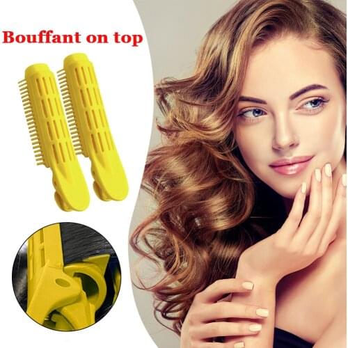 2pcs Hair Roots Fluffy Curlers Clip Hair Curler Twist Hair Styling DIY Bars Corn Clips Hair Curling Curlers