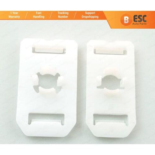 ESC Auto Parts EWR5032 2 Pieces Window Regulator Repair Sash Clips For Mercedes W203 C Class C230 C240 C320 C55 AMG C32 AMG