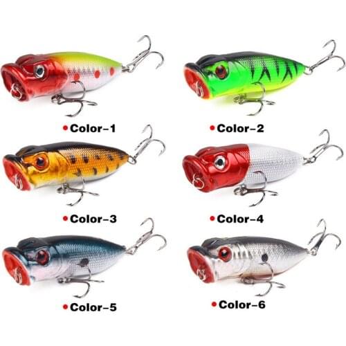 3 Pcs/Set 7cm Fishing Lure Crankbait With Hook Artificial Fish Bait for Bass Trout Walleye Redfish B2Cshop